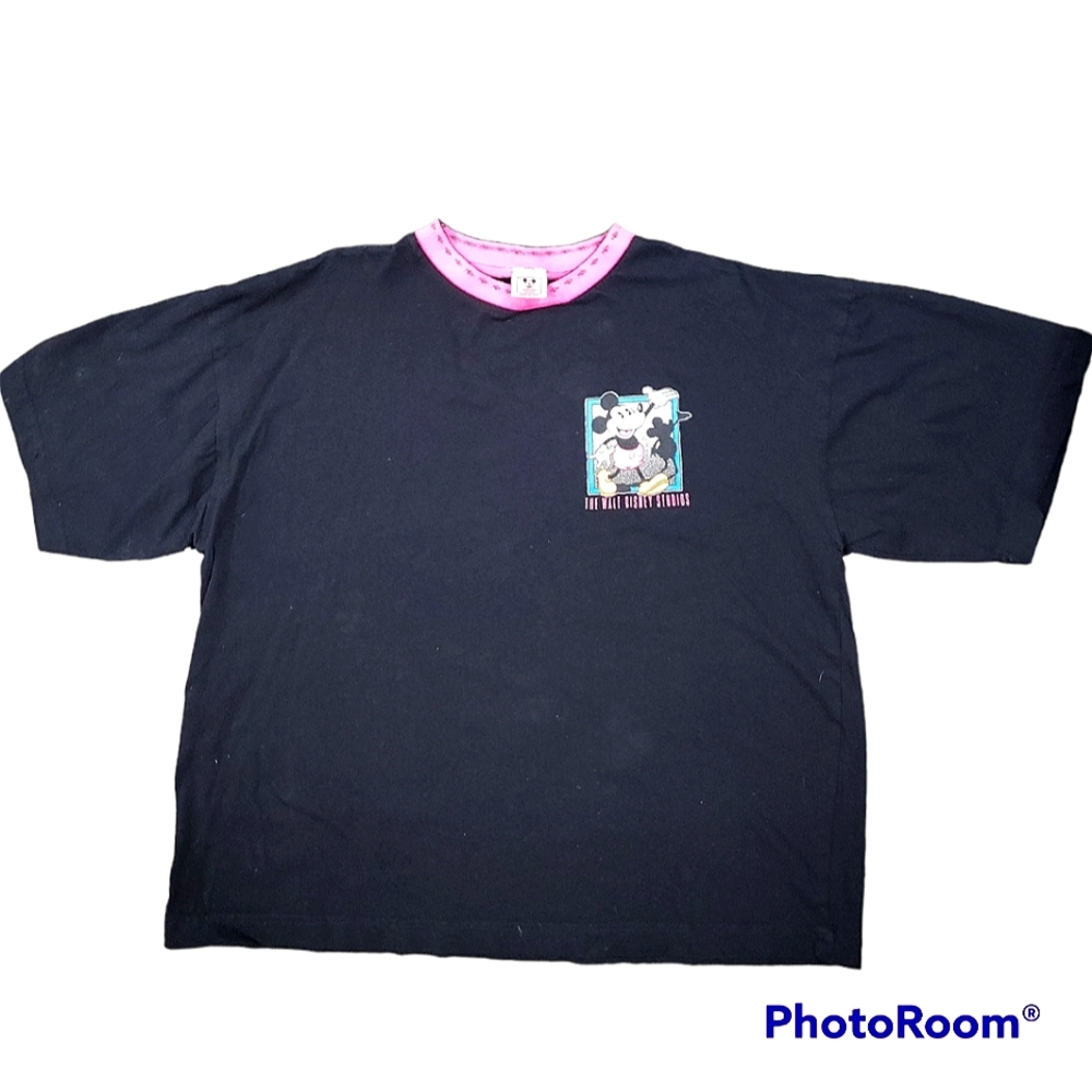 Vintage 1990s Mickey Mouse Throwback Walt Disney World Graphic Tee mens L /XL